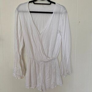 White Indah Romper, Excellent Condition